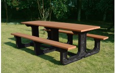 96" Rectangular Picnic table, Recycled Plastic