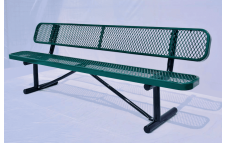 Expanded, Bench with backrest, 96inch