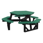 46inch Hex Recycle Plastic table