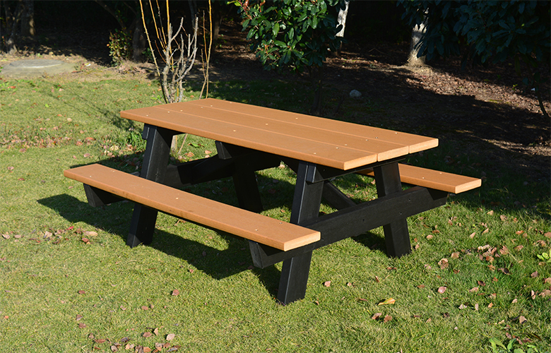 72" A Frame Rectangular Picnic Table